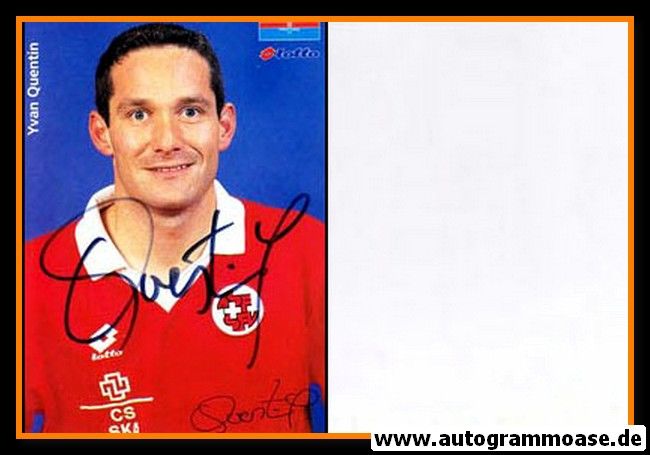 Autogramm Fussball | Schweiz | 1996 Lotto | Yvan QUENTIN