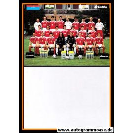 Mannschaftskarte Fussball | Schweiz | 1996 Lotto 