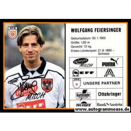 Autogramm Fussball | Österreich | 1995 | Wolfgang FEIERSINGER