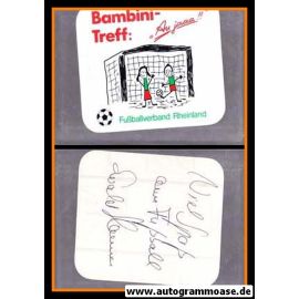 Autogramm Fussball | 1980er | Ewald HAMMES (Zeichnung Rheinland)