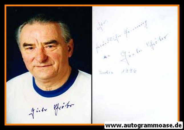 Autogramm Fussball | 1990er Foto | Günter GRÖBER (?) (Portrait Color)