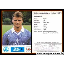 Autogramm Fussball | Stuttgarter Kickers | 1989 | Ari HJELM