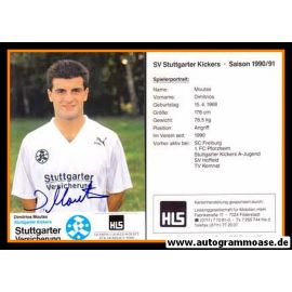 Autogramm Fussball | Stuttgarter Kickers | 1990 | Dimitrios MOUTAS