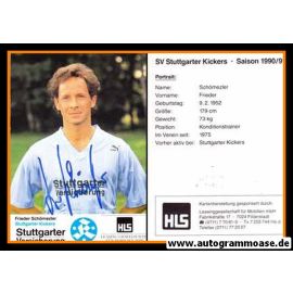 Autogramm Fussball | Stuttgarter Kickers | 1990 | Frieder SCH&Ouml;MEZLER