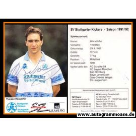 Autogramm Fussball | Stuttgarter Kickers | 1991 | Thorsten WÖRSDÖRFER