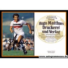 Autogramm Fussball | VfB Stuttgart | 1970er Frottesana | Georg VOLKERT