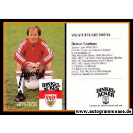 Autogramm Fussball | VfB Stuttgart | 1983 | Helmut BENTHAUS