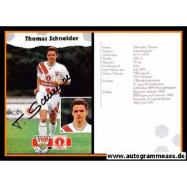 Autogramm Fussball | VfB Stuttgart | 1993 | Thomas SCHNEIDER