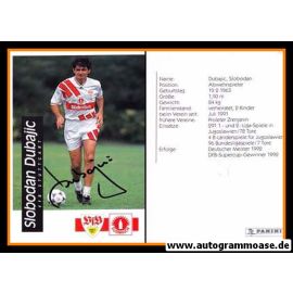 Autogramm Fussball | VfB Stuttgart | 1994 | Slobadan DUBAJIC