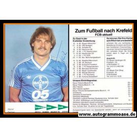 Autogramm Fussball | KFC Uerdingen 05 | 1985 | Horst FEILZER