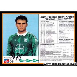 Autogramm Fussball | KFC Uerdingen 05 | 1987 | Mario B&Auml;GER