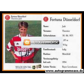 Autogramm Fussball | Fortuna Düsseldorf | 1995 | Thorsten JUDT
