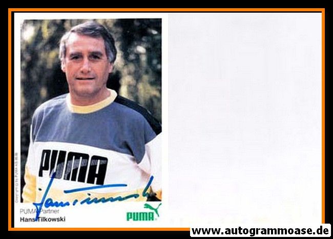 Autogramm Fussball | 1986 | Hans TILKOWSKI (Portrait Color) Puma