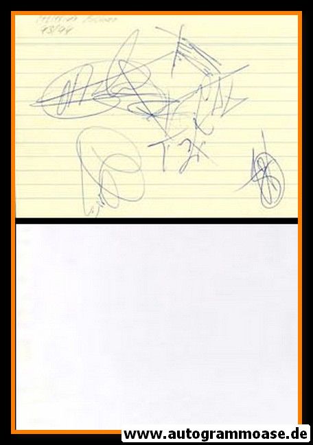 Autographen Fussball | Athletic Bilbao | 1993 | 7 Unterschriften