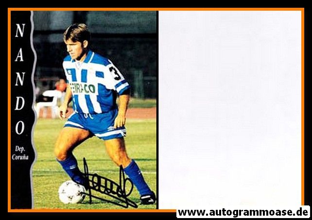 Autogramm Fussball | Deportivo La Coruna | 1994 | NANDO