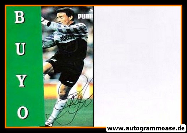 Autogramm Fussball | Real Madrid | 1990er Puma | Francisco BUYO (Spielszene Color)