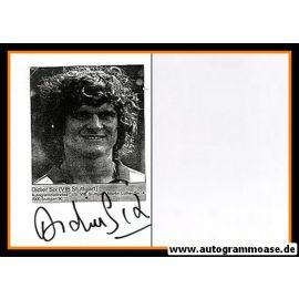 Autogramm Fussball | VfB Stuttgart | 1980er | Didier SIX (Portrait SW)
