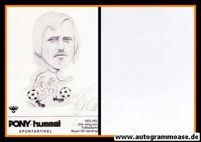 Autogramm Fussball | KFC Uerdingen 05 | 1970er | Siegfried HELD (Zeichnung SW)