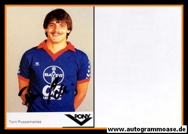 Autogramm Fussball | KFC Uerdingen 05 | 1980er | Toni PUSZAMSZIES (Hummel blau)