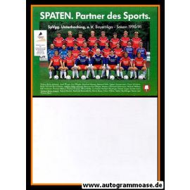 Mannschaftskarte Fussball | SpVgg Unterhaching | 1990