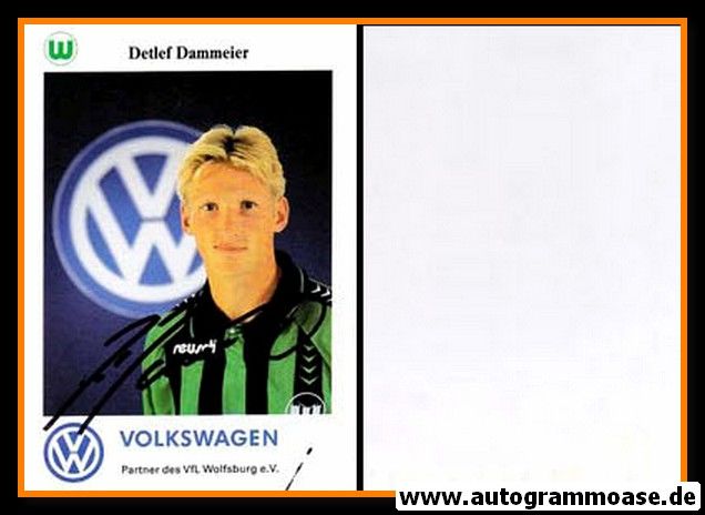 Autogramm Fussball | VfL Wolfsburg | 1995 | Detlef DAMMEIER