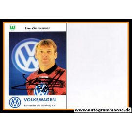 Autogramm Fussball | VfL Wolfsburg | 1995 | Uwe ZIMMERMANN