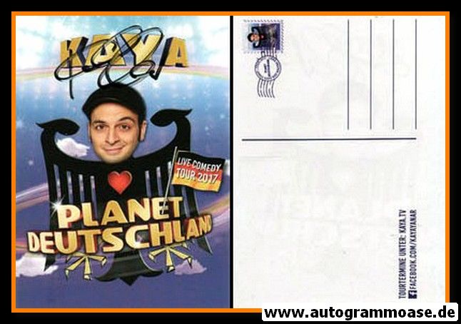 Autogramm Comedy | Kaya YANAR | 2017 "Planet Deutschland" (Portrait Color)