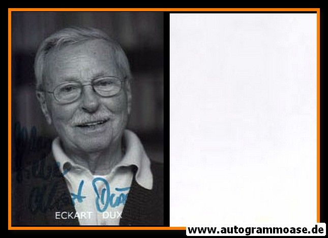 Autogramm Schauspieler | Eckart DUX | 2000er Foto (Portrait SW)