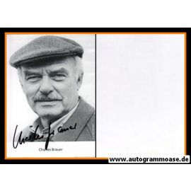 Autogramm Schauspieler | Charles BRAUER | 2000er (Portrait SW) Schendel
