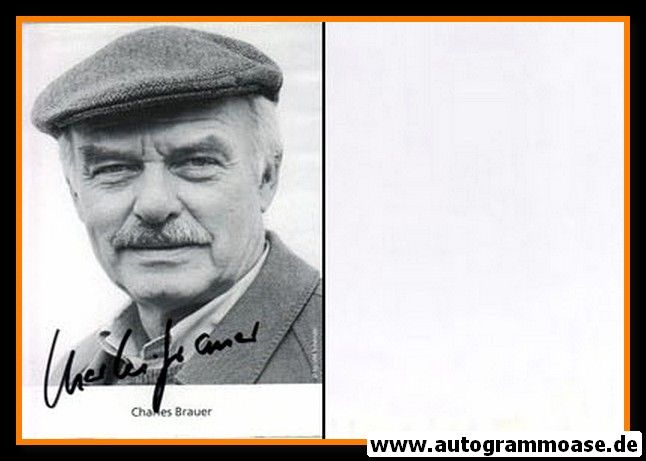 Autogramm Schauspieler | Charles BRAUER | 2000er (Portrait SW) Schendel
