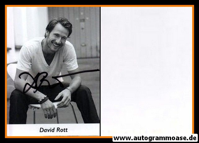 Autogramm Schauspieler | David ROTT | 2010er (Portrait SW)