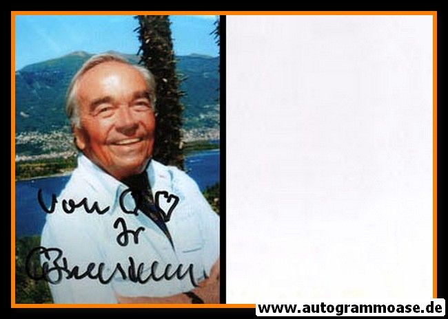 Autogramm Schauspieler | Claus BIEDERSTAEDT | 2000er Foto (Privataufnahme Color)