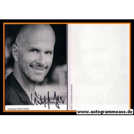 Autogramm Schauspieler | Christoph Maria HERBST | 2000er (Portrait SW)