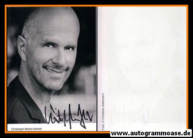 Autogramm Schauspieler | Christoph Maria HERBST | 2000er (Portrait SW)