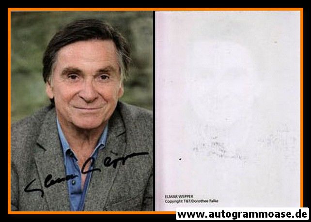 Autogramm Schauspieler | Elmar WEPPER | 2010er (Portrait Color) Falke