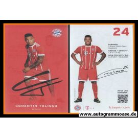 Autogramm Fussball | FC Bayern München | 2017 | Corentin TOLISSO