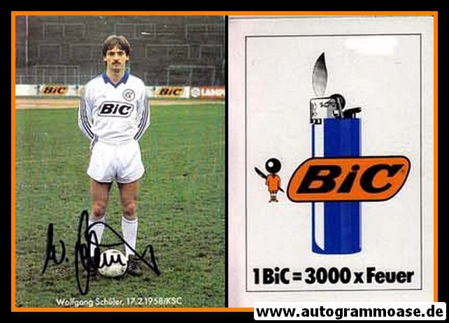 Autogramm Fussball | Karlsruher SC | 1981 | Wolfgang SCHÜLER