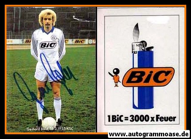 Autogramm Fussball | Karlsruher SC | 1981 | Gerhard BOLD