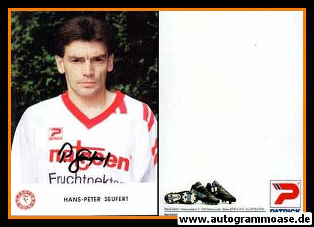 Autogramm Fussball | Fortuna Köln | 1991 | Hans-Peter SEUFERT