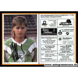 Autogramm Fussball | Preussen M&uuml;nster | 1990 | Ralf HAUB