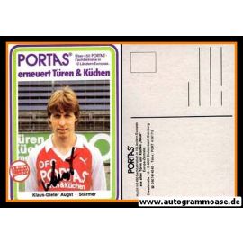 Autogramm Fussball | Kickers Offenbach | 1984 | Klaus-Dieter AUGST