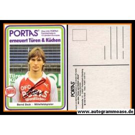 Autogramm Fussball | Kickers Offenbach | 1984 | Bernd BECK
