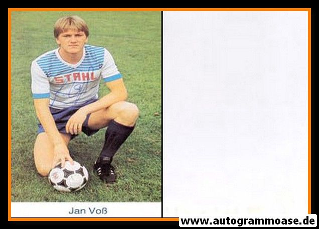 Autogramm Fussball | BSG Stahl Brandenburg | 1990 | Jan VOSS