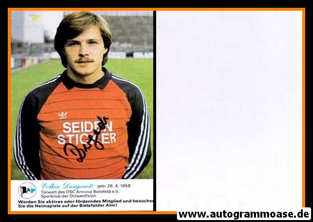 Autogramm Fussball | DSC Arminia Bielefeld | 1982 | Volker DIERGARDT