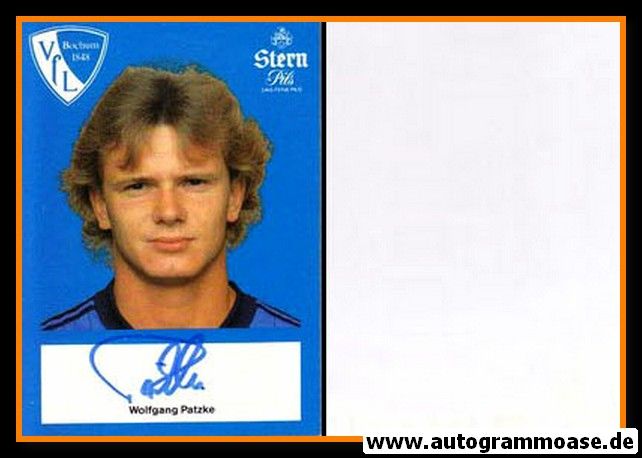 Autogramm Fussball | VfL Bochum | 1982 | Wolfgang PATZKE