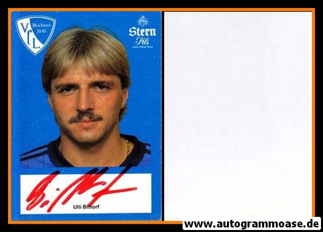 Autogramm Fussball | VfL Bochum | 1982 | Ulrich BITTORF