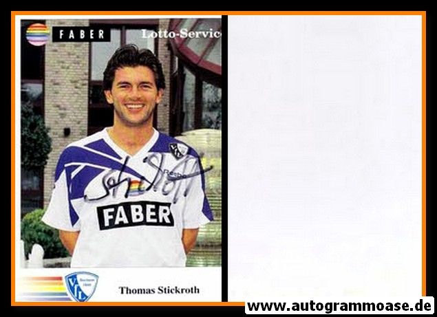 Autogramm Fussball | VfL Bochum | 1995 | Thomas STICKROTH