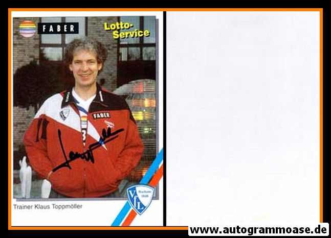 Autogramm Fussball | VfL Bochum | 1994 | Klaus TOPPMÖLLER