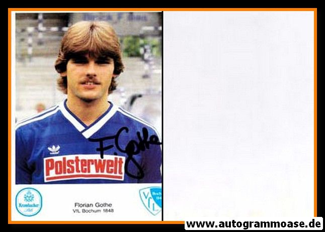 Autogramm Fussball | VfL Bochum | 1984 | Florian GOTHE