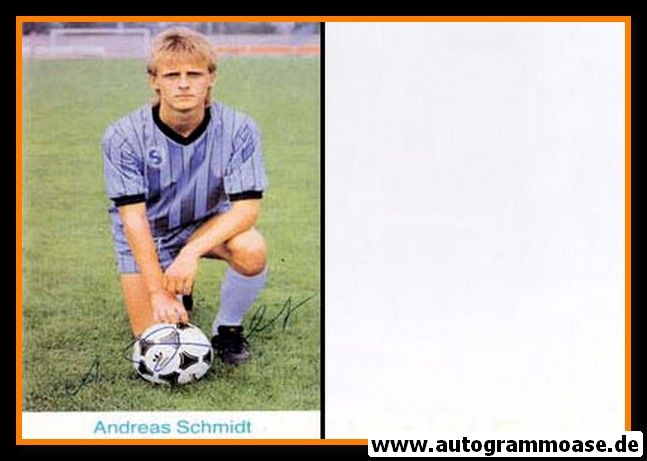 Autogramm Fussball | BSG Stahl Brandenburg | 1990 | Andreas SCHMIDT